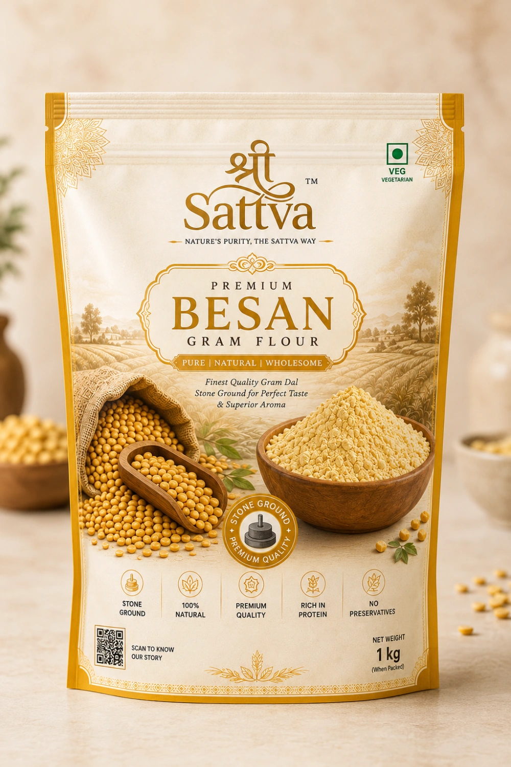gram flour (besan) 1kg gram flour (besan) 1kg